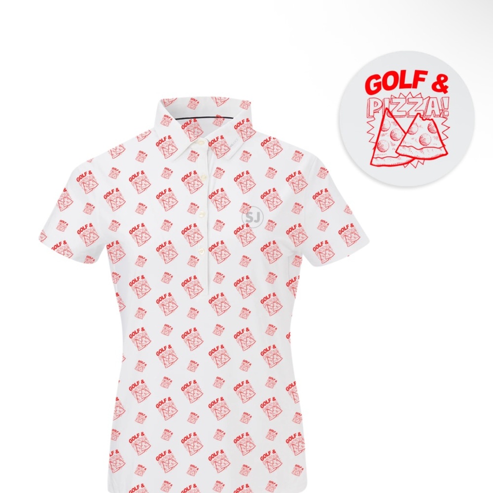 Swing Juice GOLF & PIZZA WOMEN'S POLO